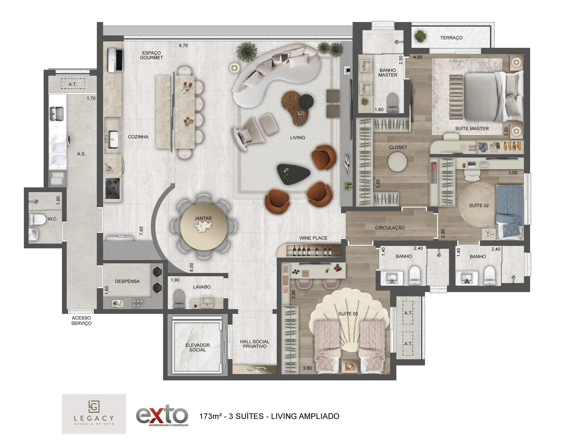 Planta 4 – Legacy Guedala