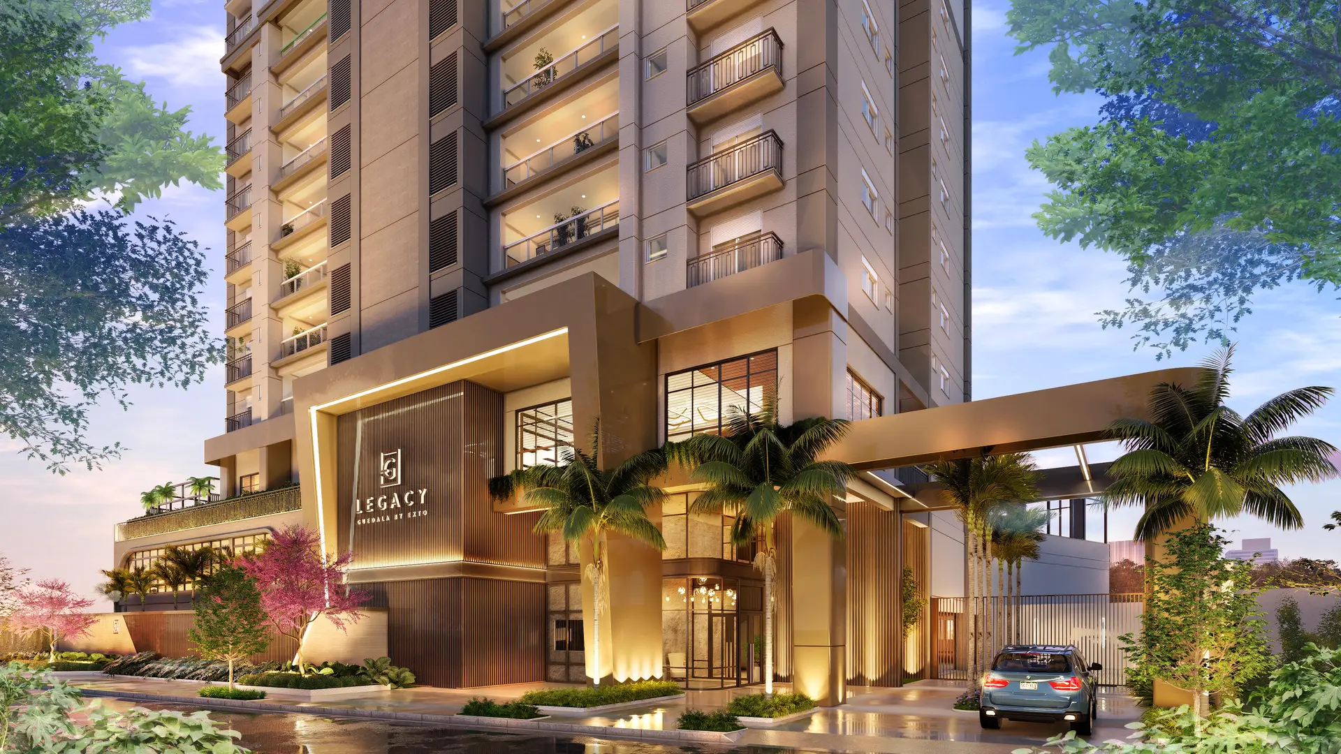 Fachada Legacy Guedala – Jardim Guedala