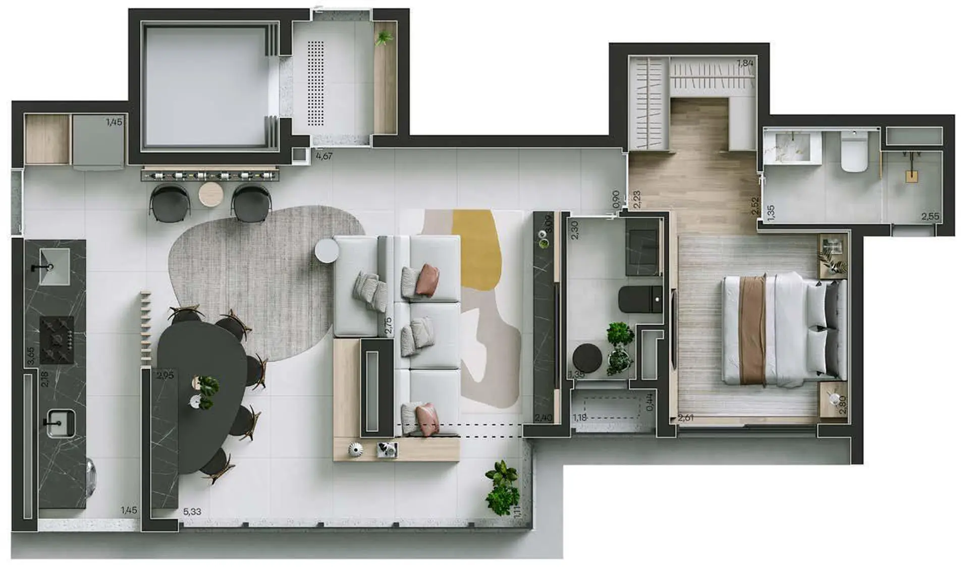 Planta 1 – Legí Perdizes – Residencial