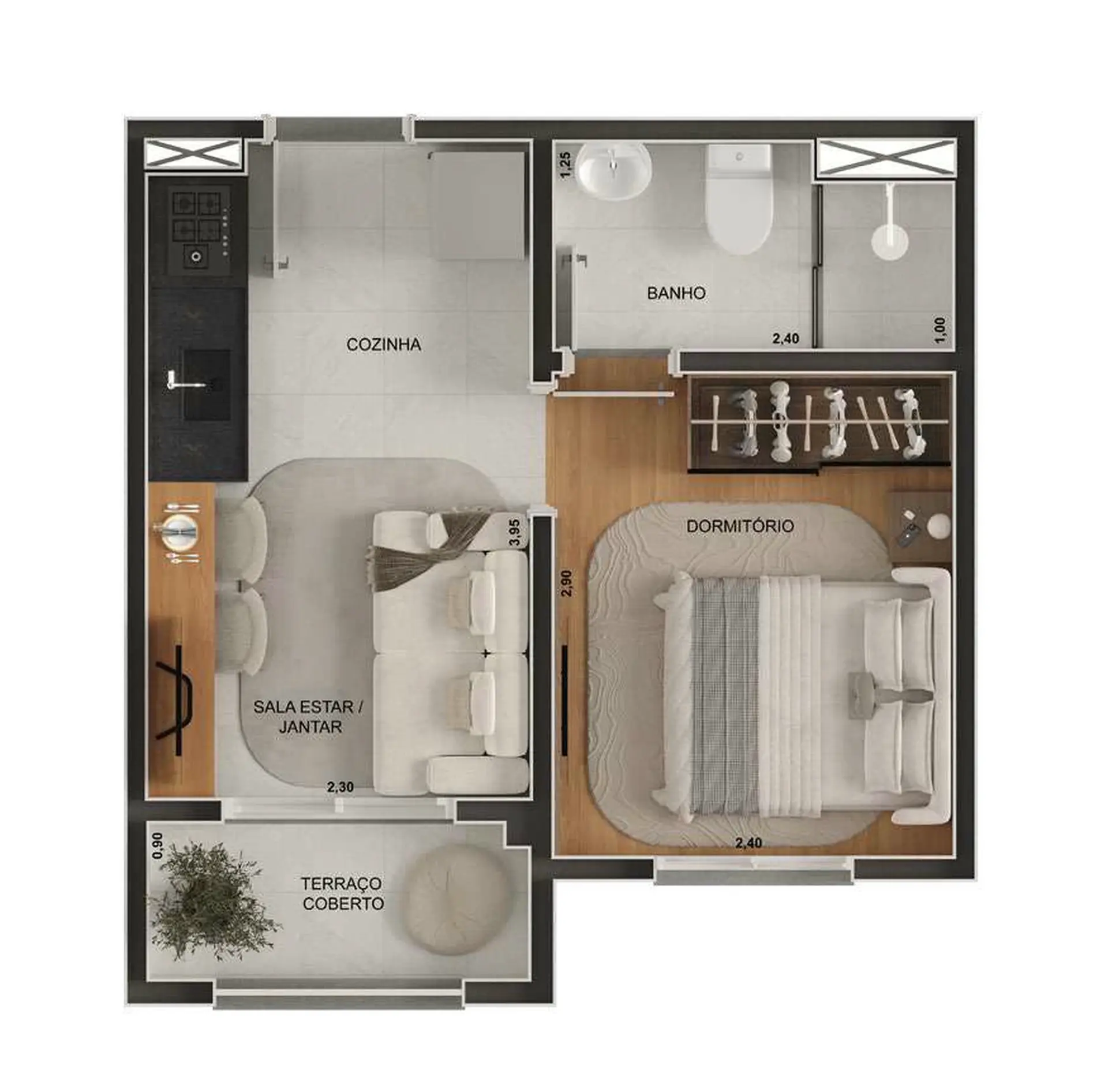 Planta 1 – Lift Estação Freguesia
