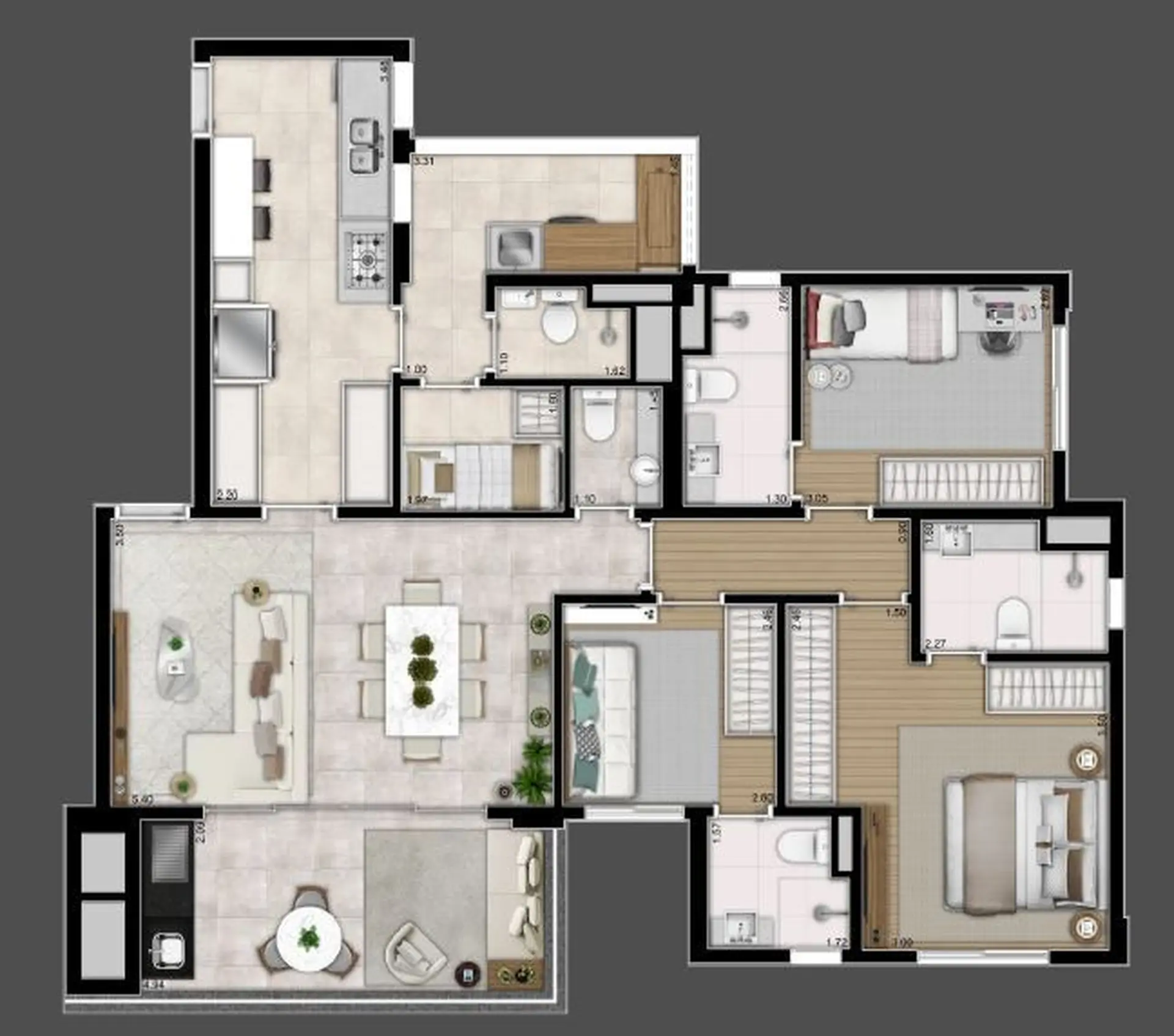 Planta 3 – Lure Perdizes