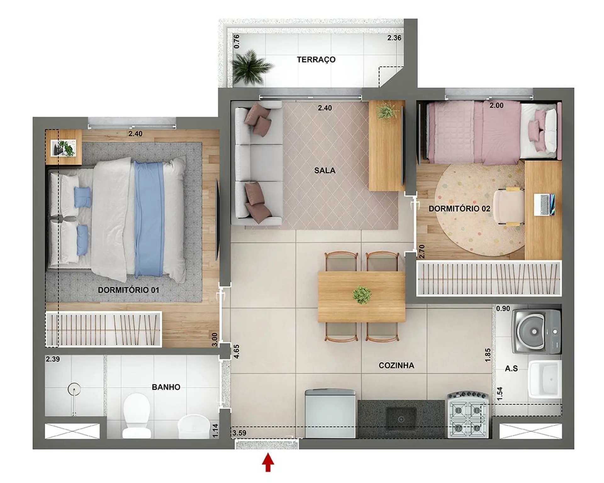 Planta 3 – Marco Freguesia