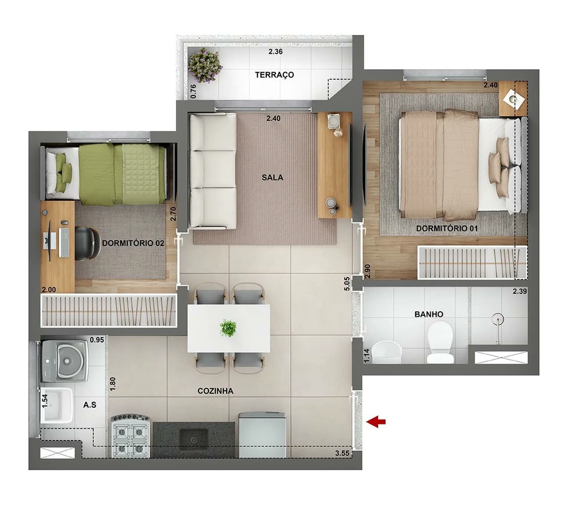 Planta 4 – Marco Freguesia
