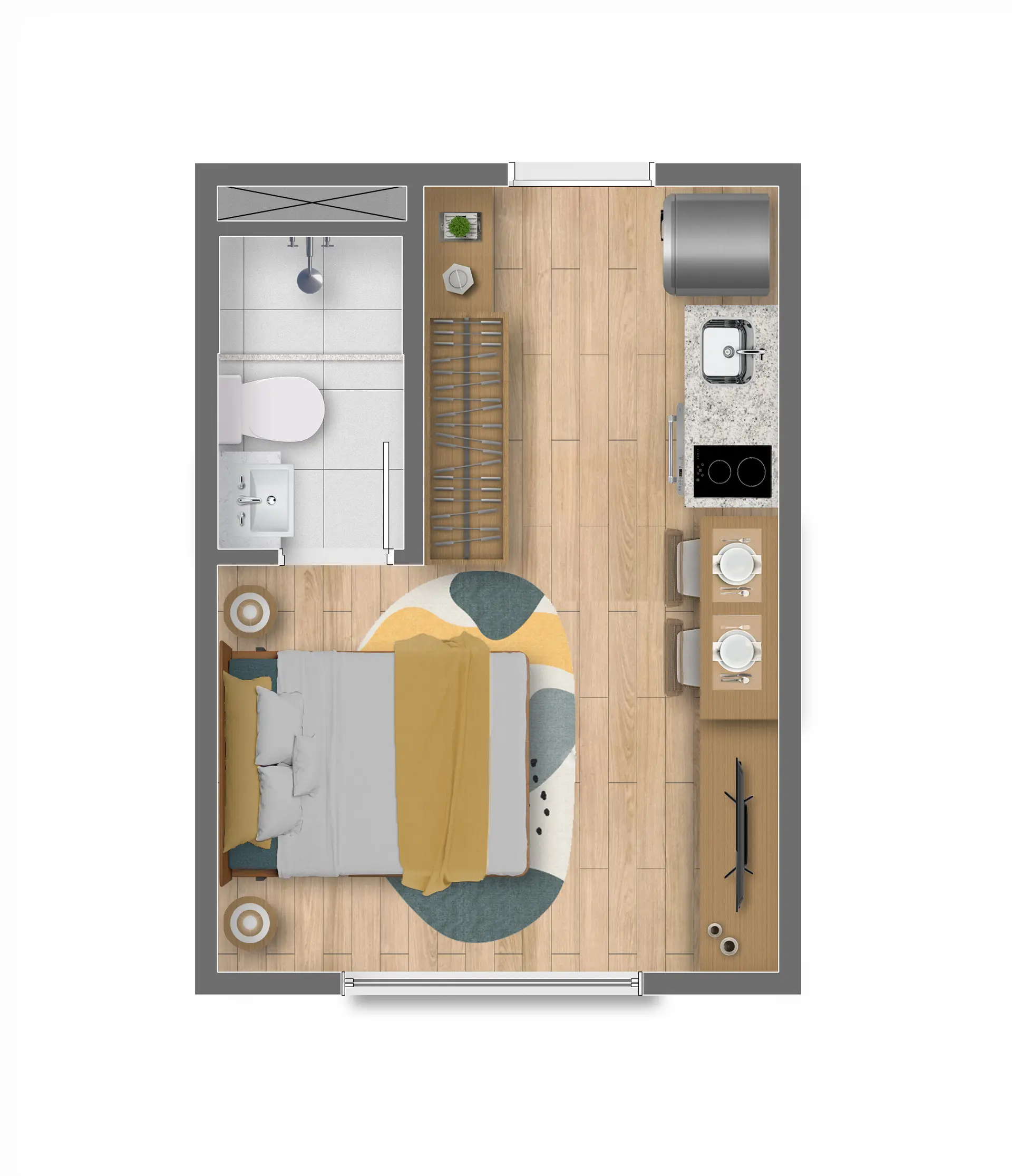 Planta 1 – Maskan Vila Romana