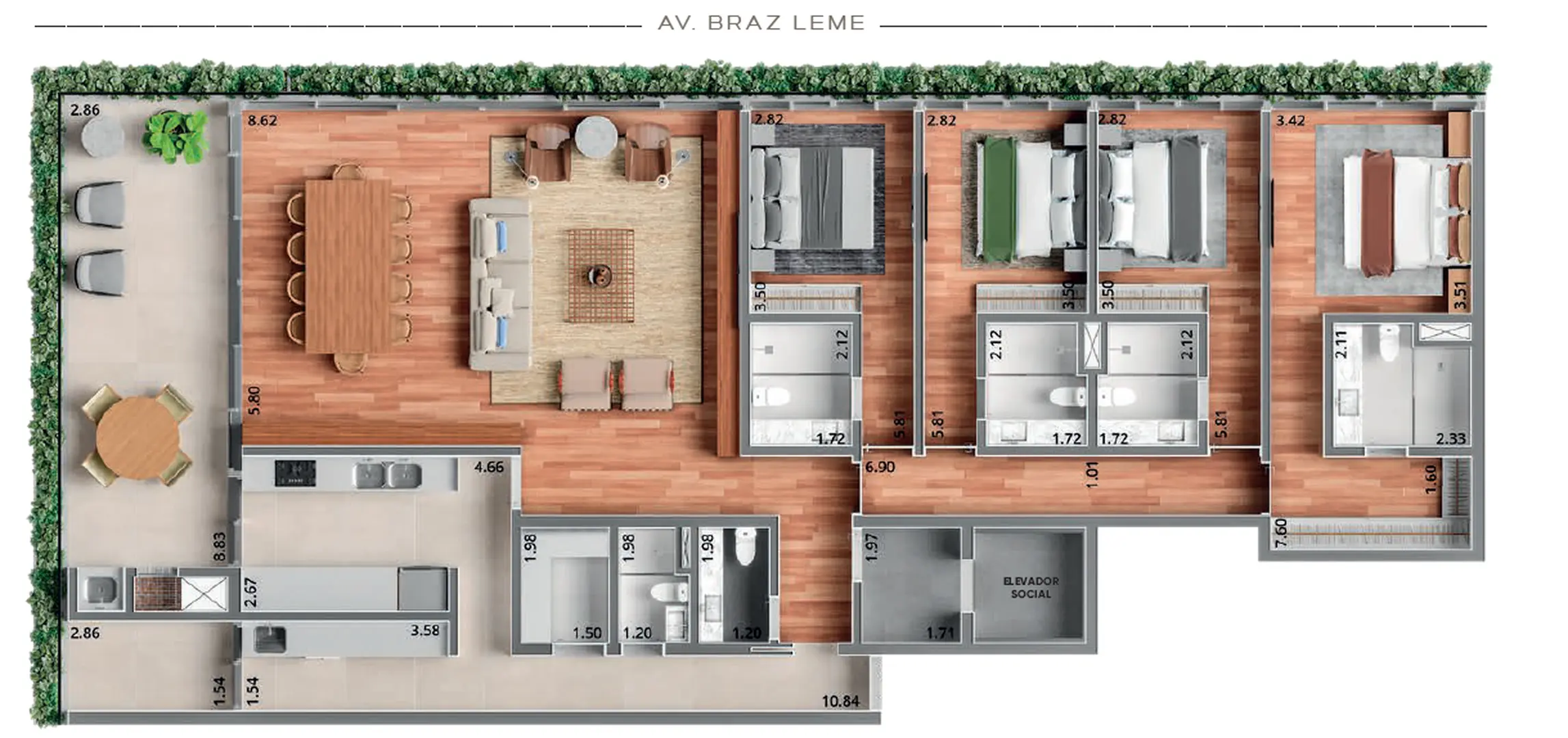 Planta 1 – Mawe Luxury Residences