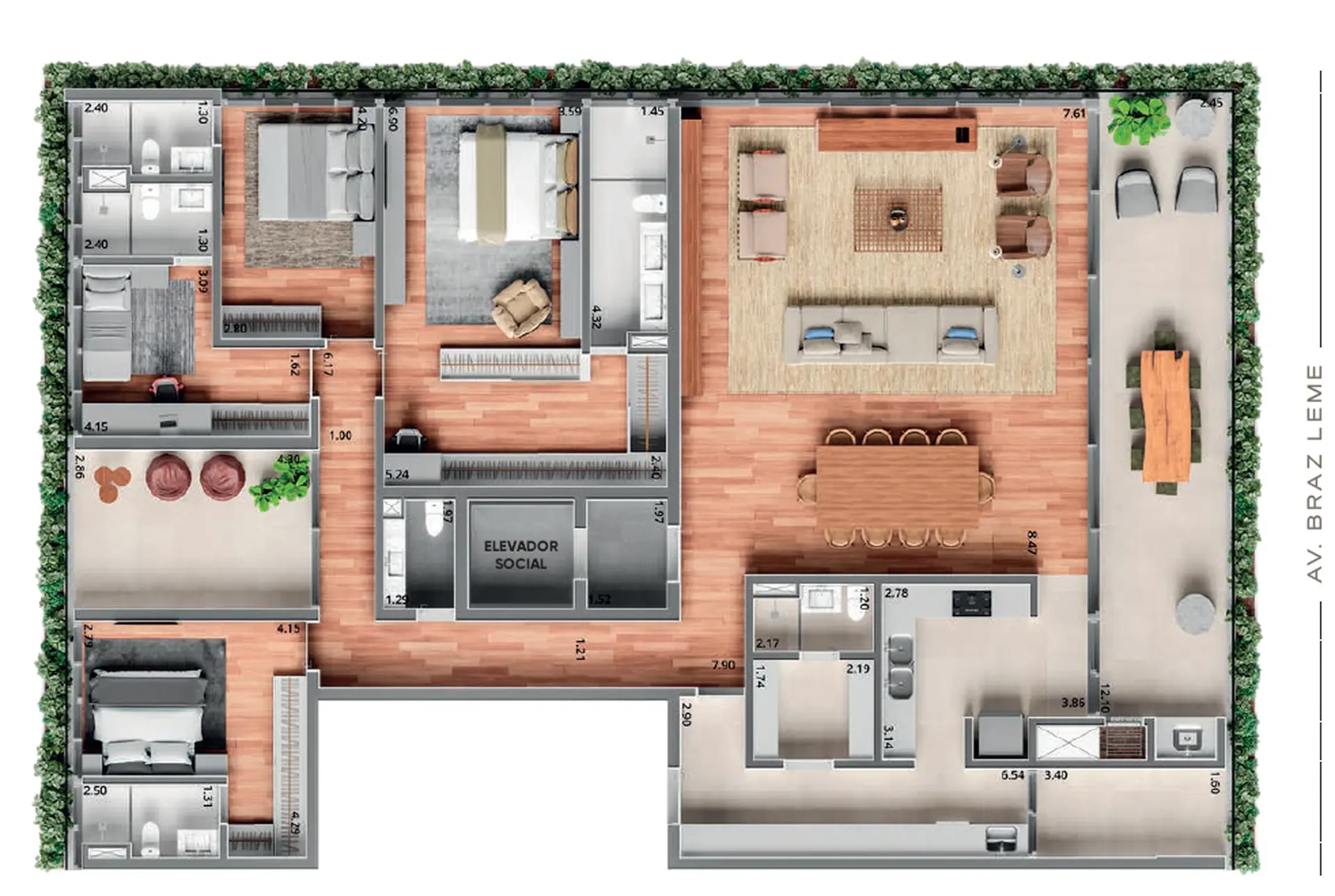Planta 3 – Mawe Luxury Residences