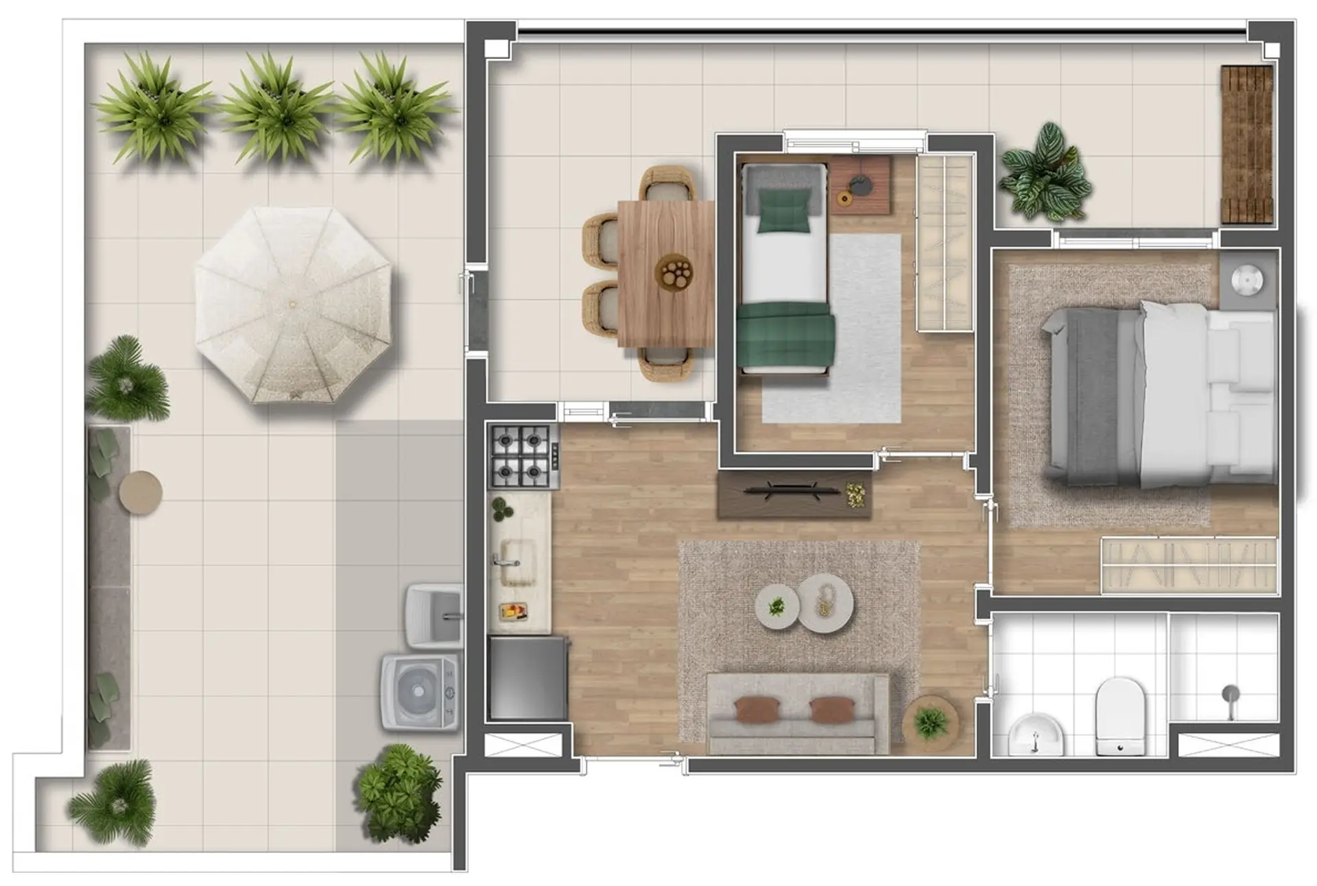 Planta 4 – Mundo Apto Brooklin