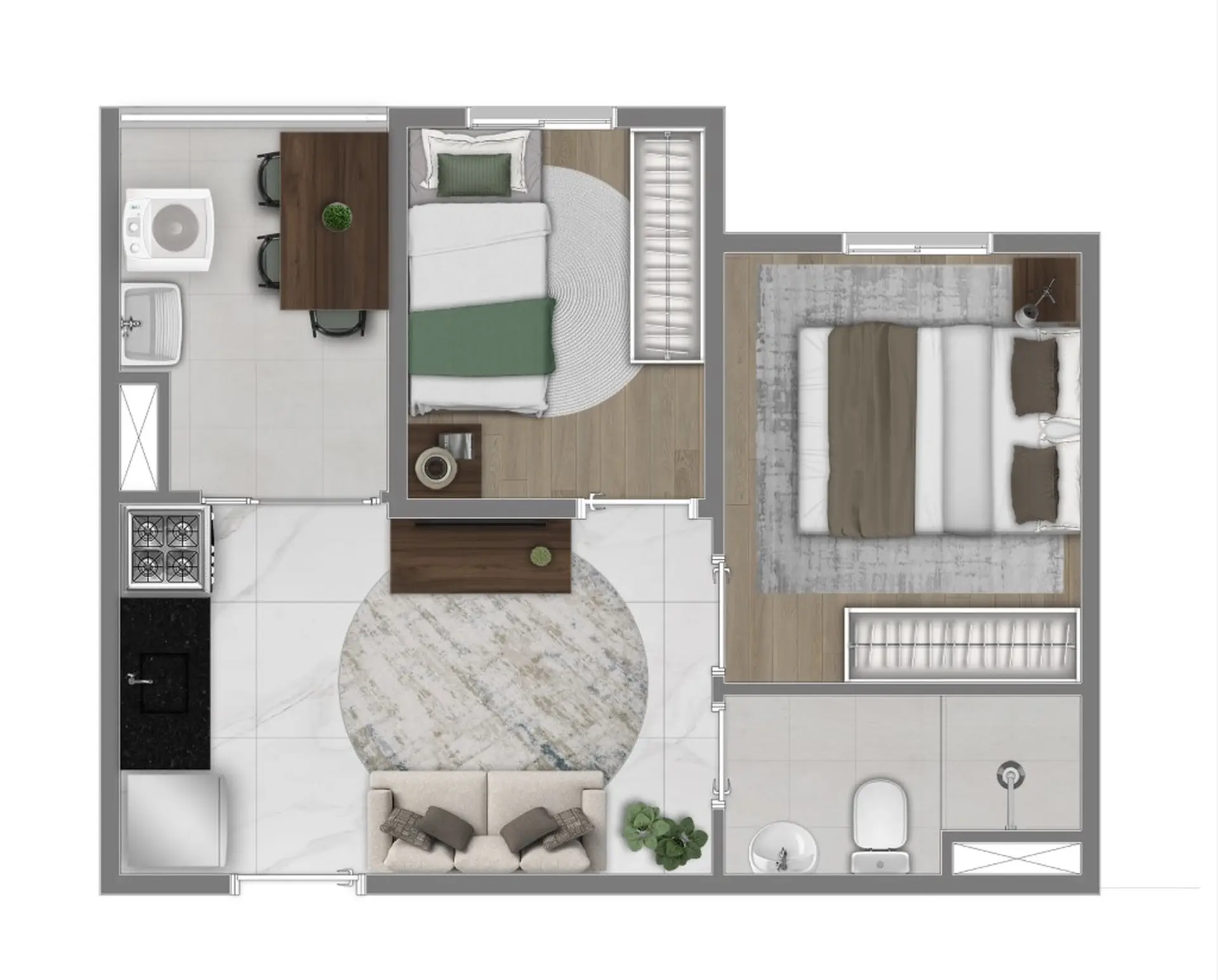 Planta 4 – Mundo Apto Estação Borba Gato