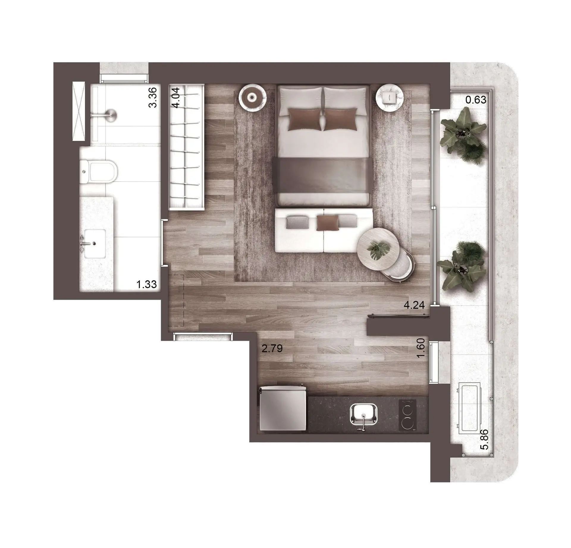 Planta 2 – NOON Small Luxury Apartments
