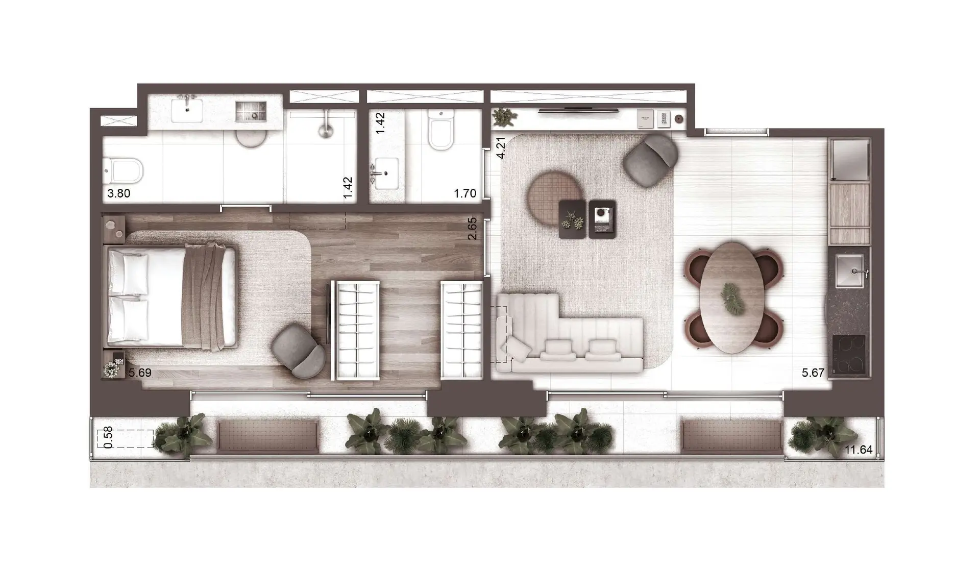 Planta 3 – NOON Small Luxury Apartments