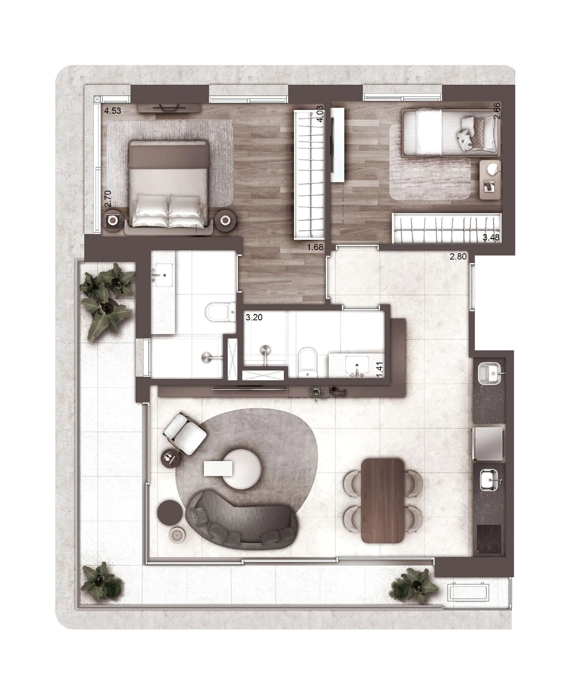 Planta 4 – NOON Small Luxury Apartments