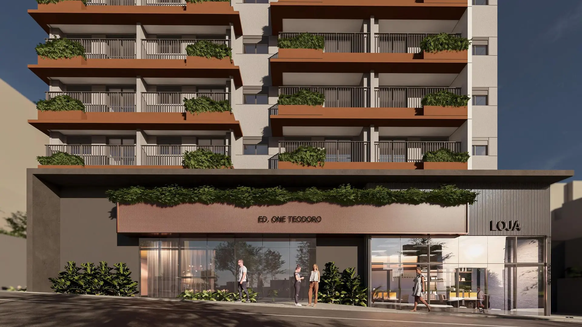 Fachada Nex One Estação Clínicas – Pinheiros