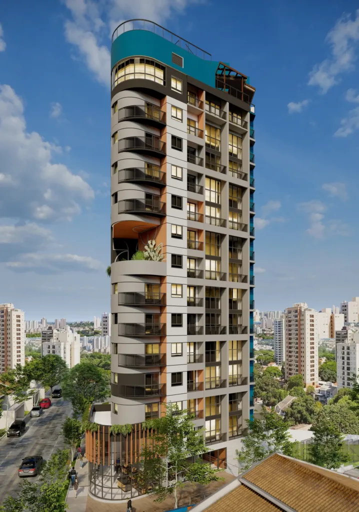 Fachada do empreendimento Nurban Vila Madalena