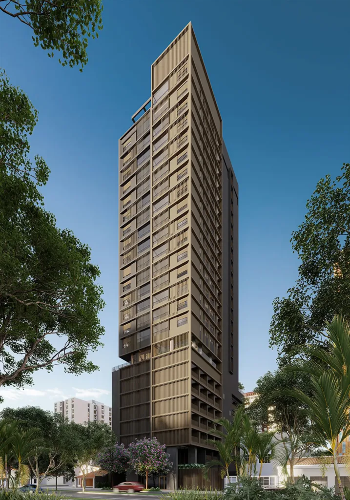 Fachada do empreendimento Oma 909