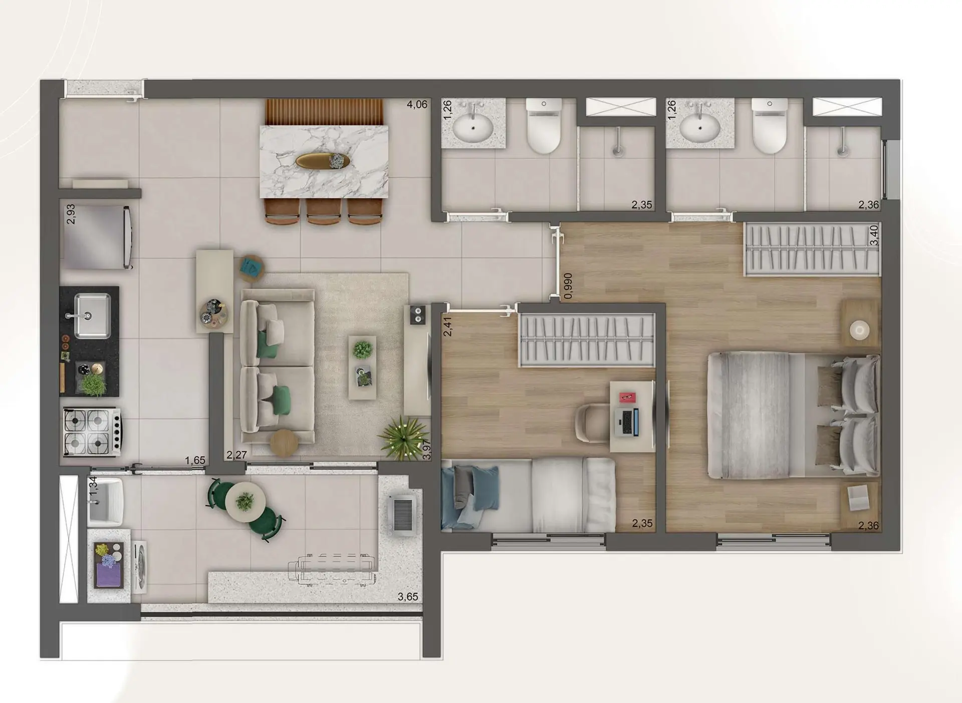 Planta 3 – Órigo Perdizes