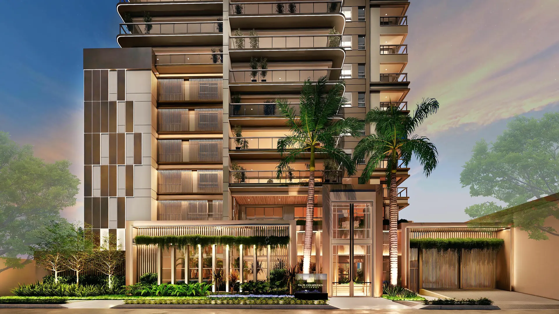 Fachada Palm Collection Pacaembu – Pacaembu