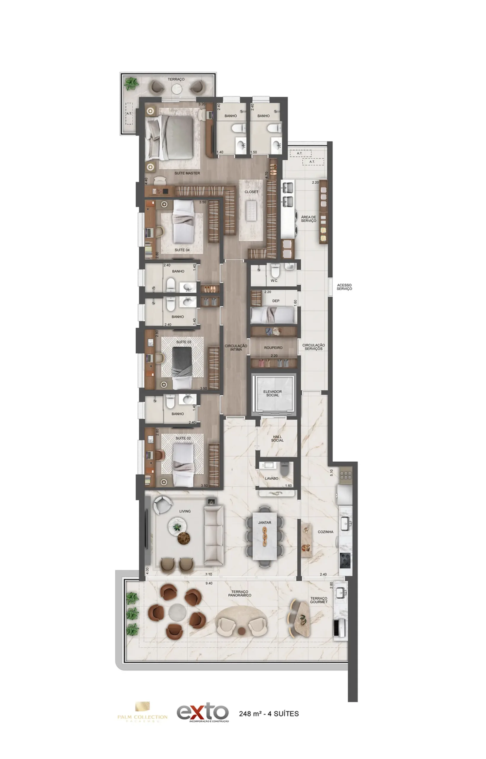 Planta 1 – Palm Collection Pacaembu