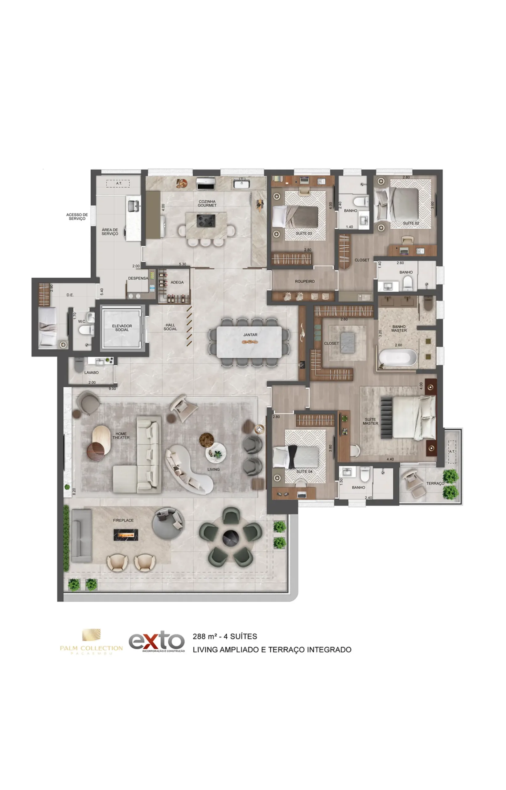 Planta 3 – Palm Collection Pacaembu