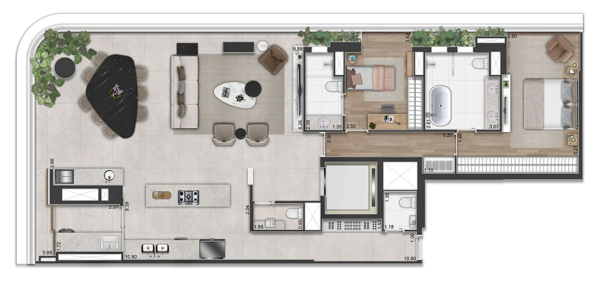 Planta 2 – Península Vila Madalena