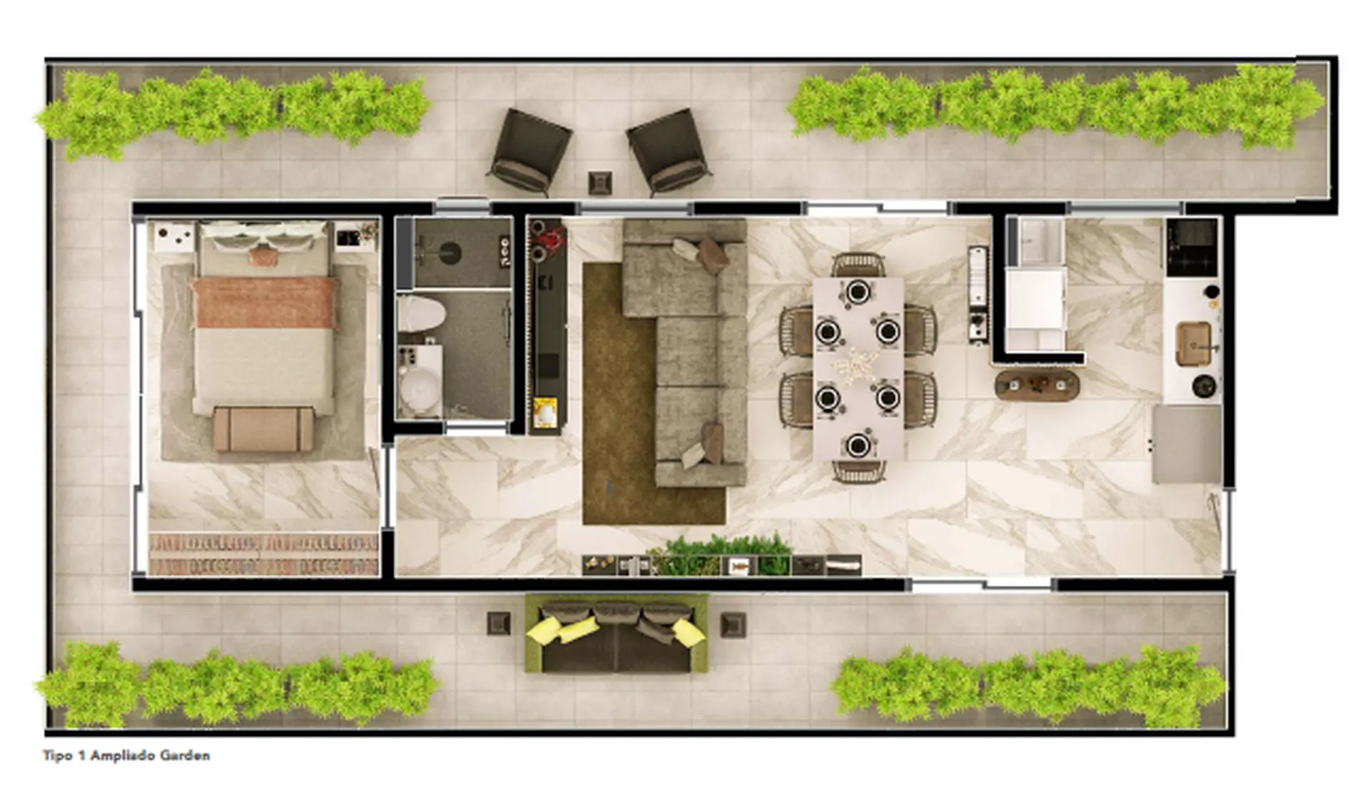 Planta 3 – Place Pinheiros