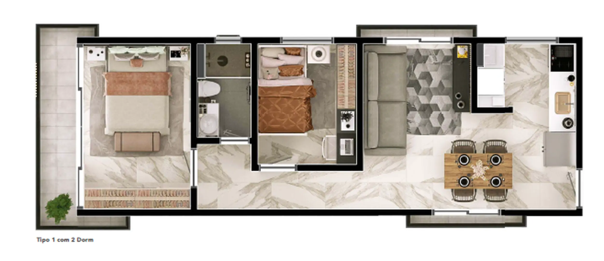 Planta 4 – Place Pinheiros