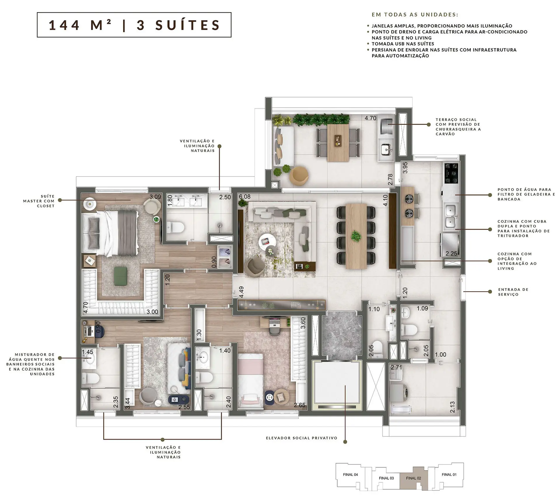 Planta 1 – Raro Perdizes