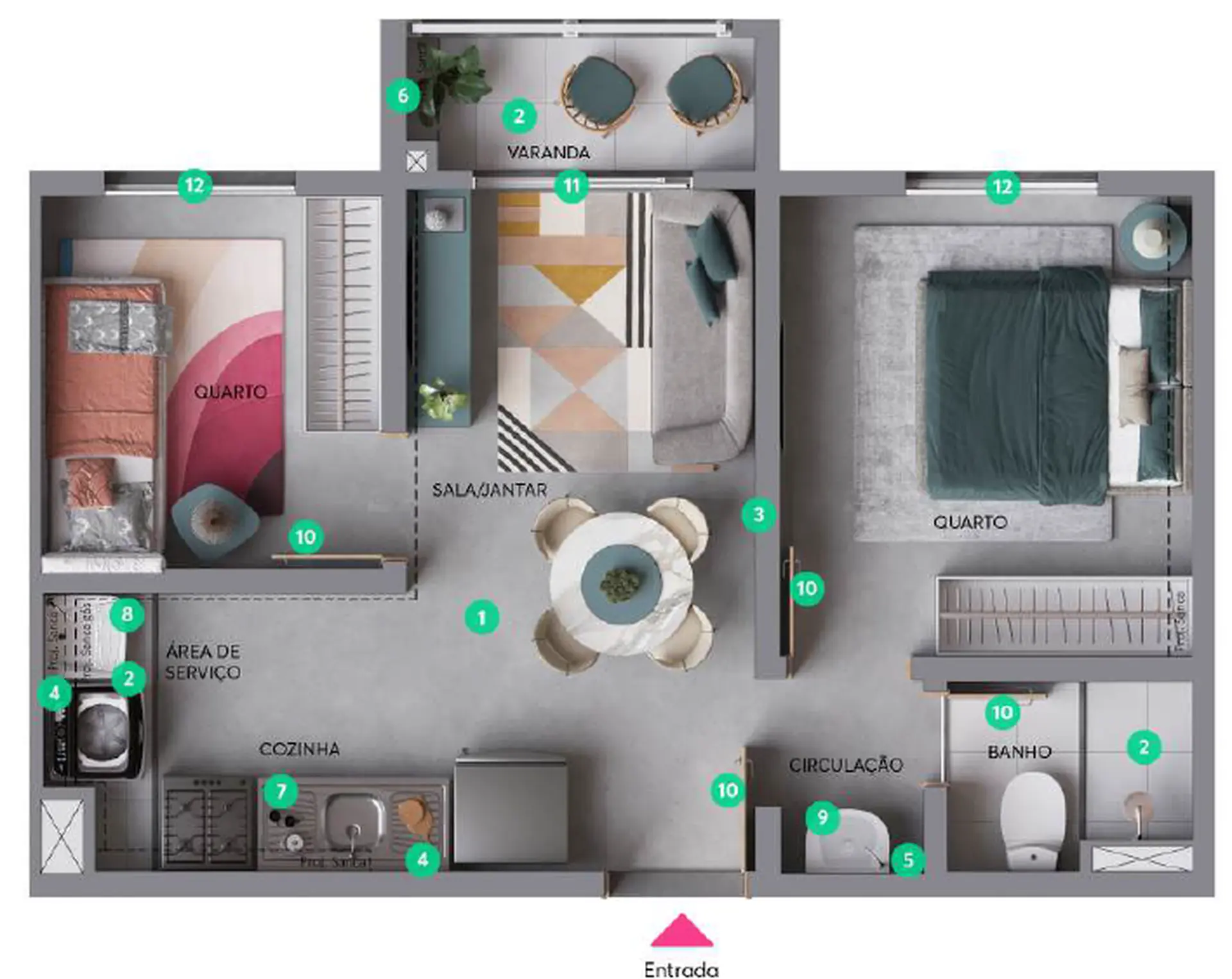 Planta 3 – Recanto do Limoeiro – Fase 1