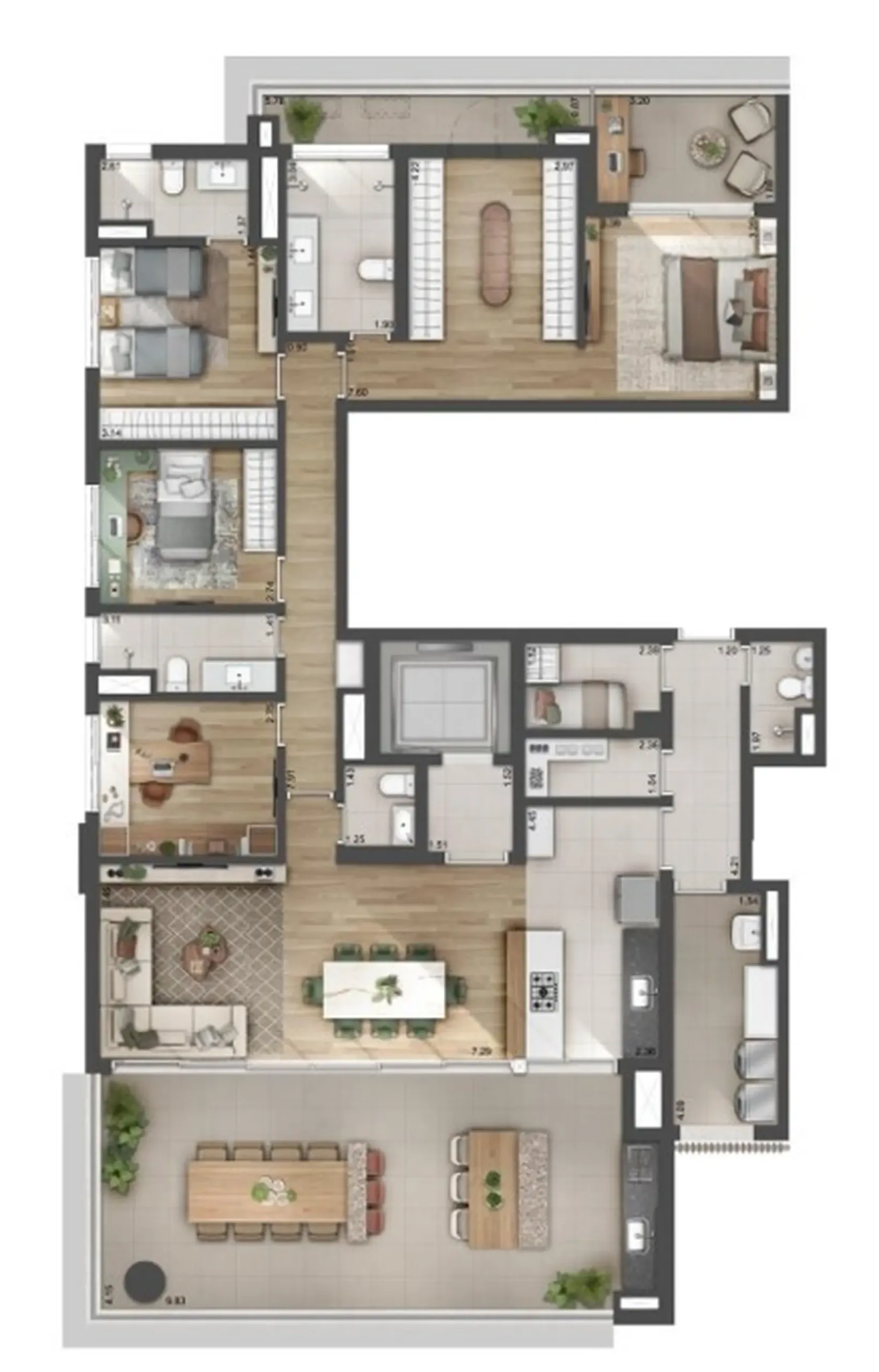 Planta 2 – Roya Perdizes – Residencial