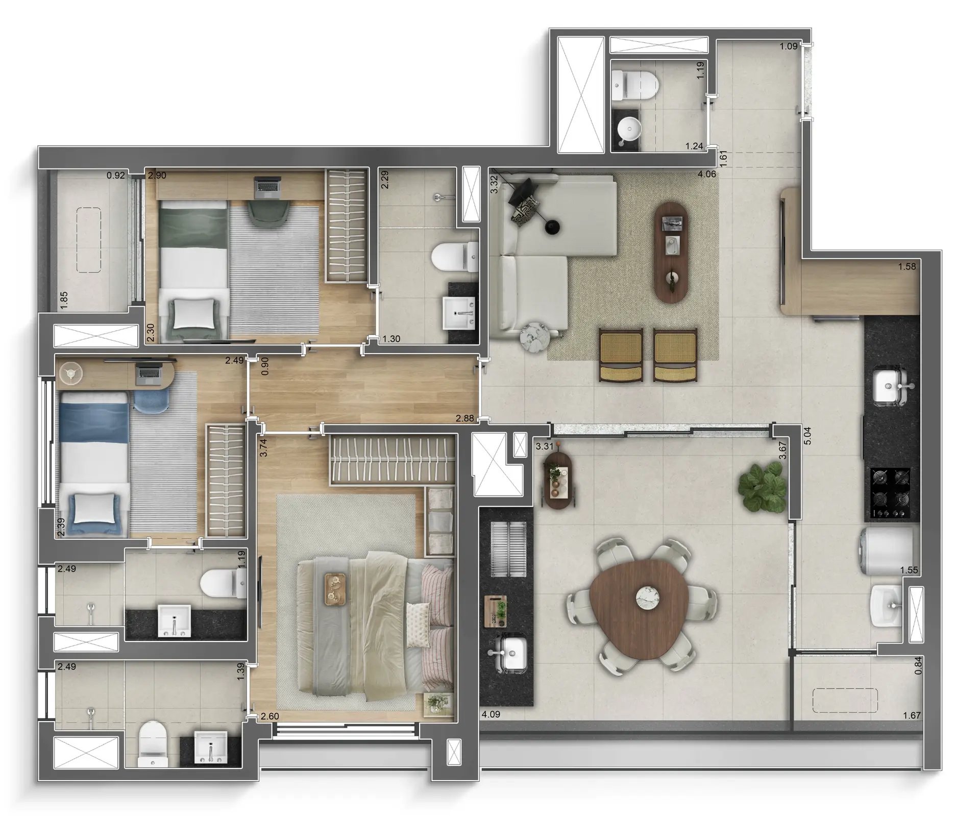 Planta 1 – Scena Vila Romana