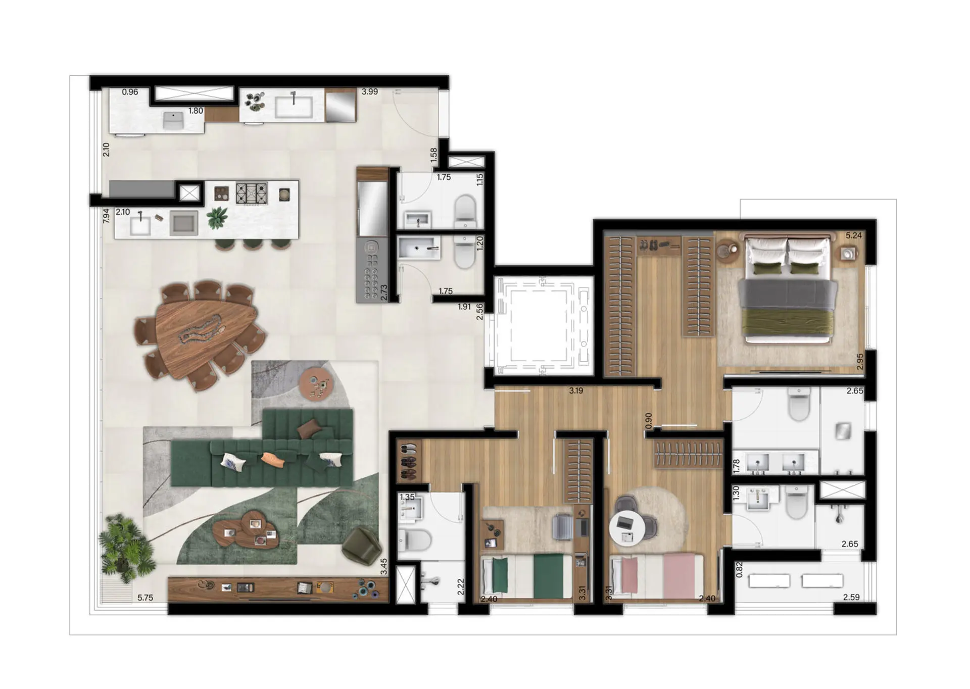 Planta 1 – Simão 717 Pinheiros