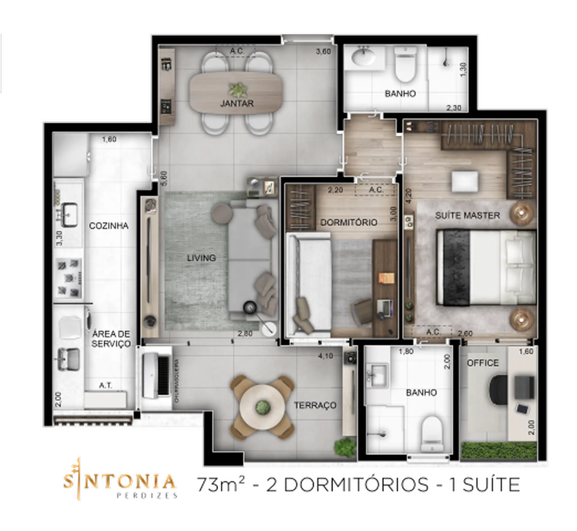 Planta 1 – Sintonia Perdizes