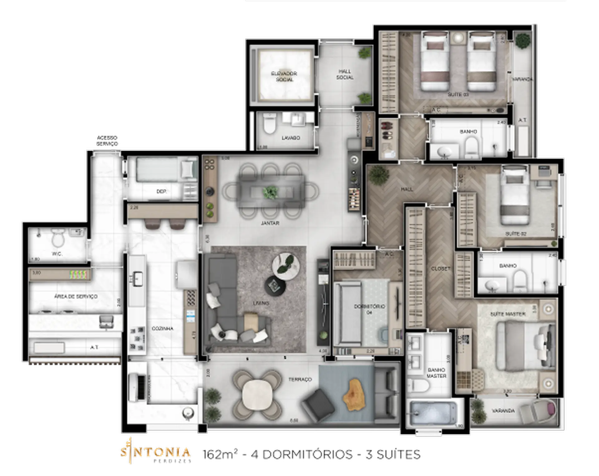 Planta 3 – Sintonia Perdizes