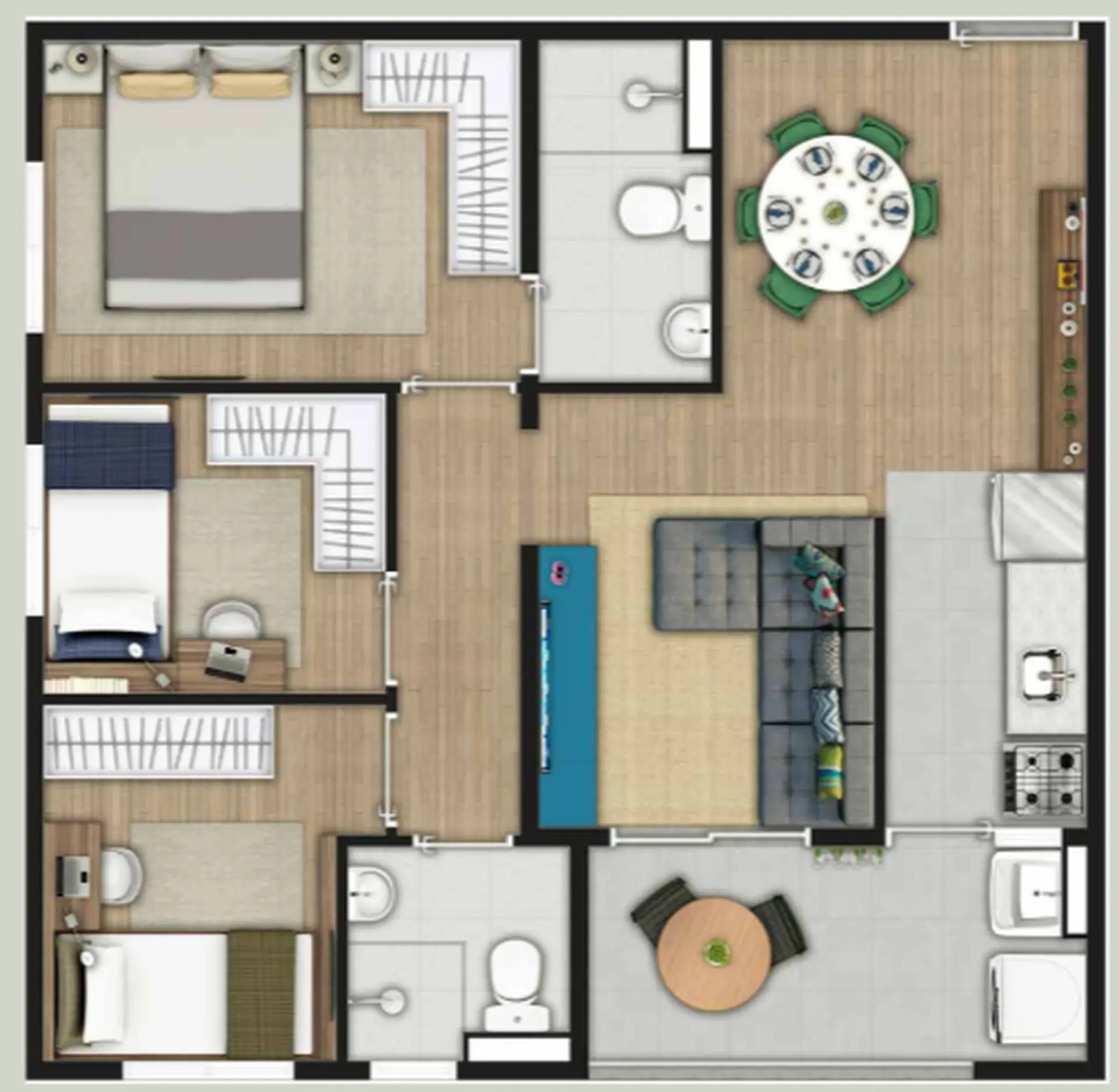 Planta 1 – Sky Freguesia