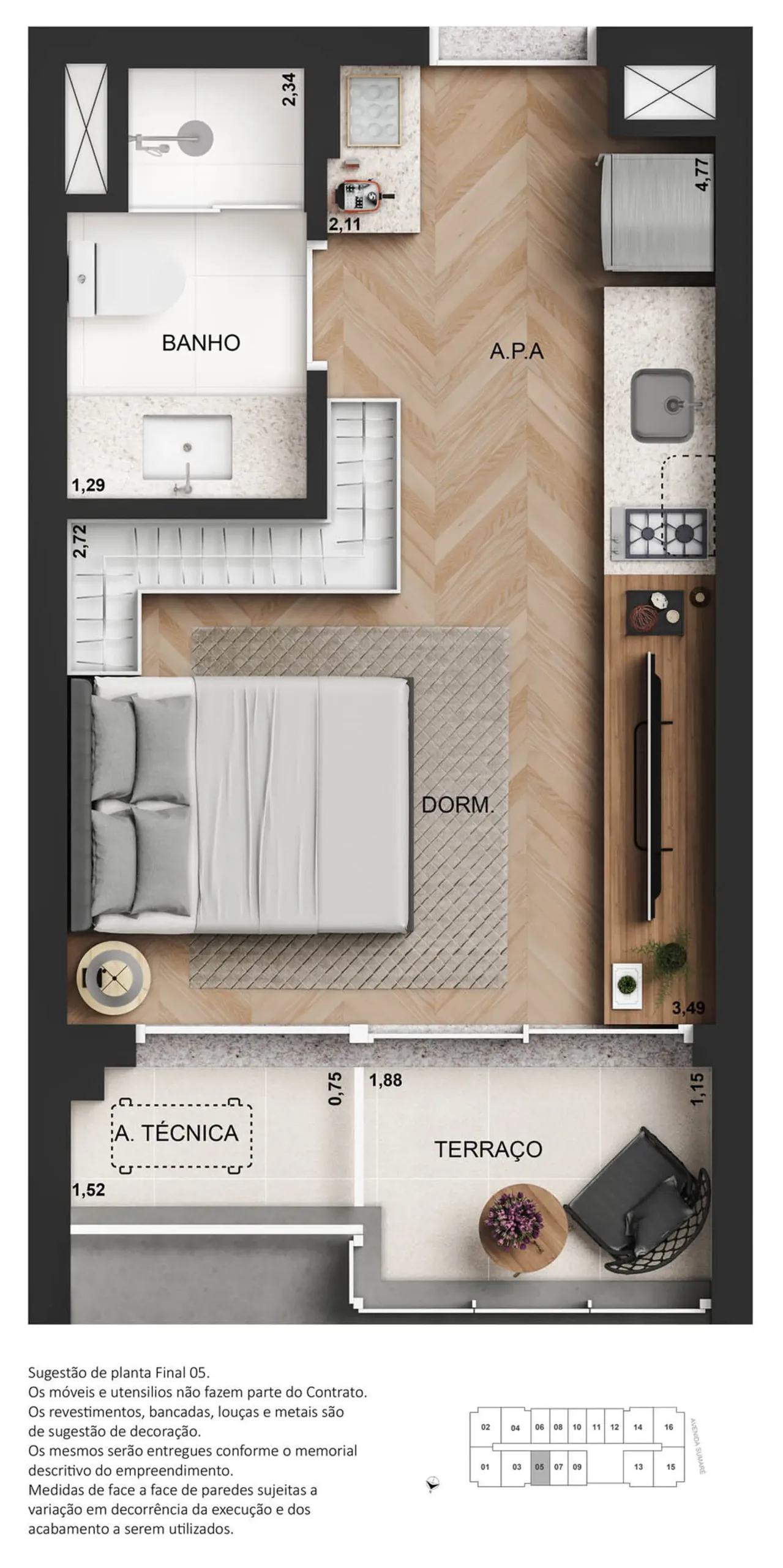 Planta 1 – Soma Perdizes