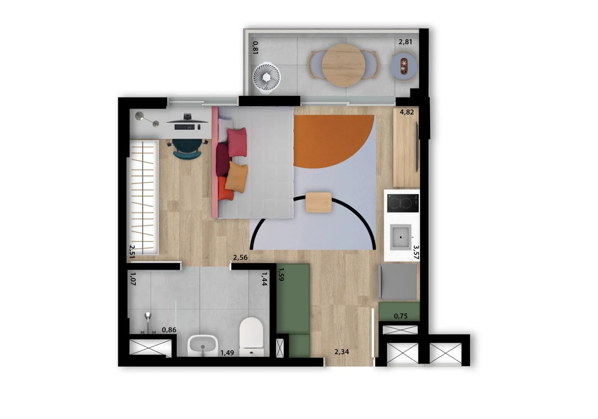 Planta 1 – Station Vila Madalena