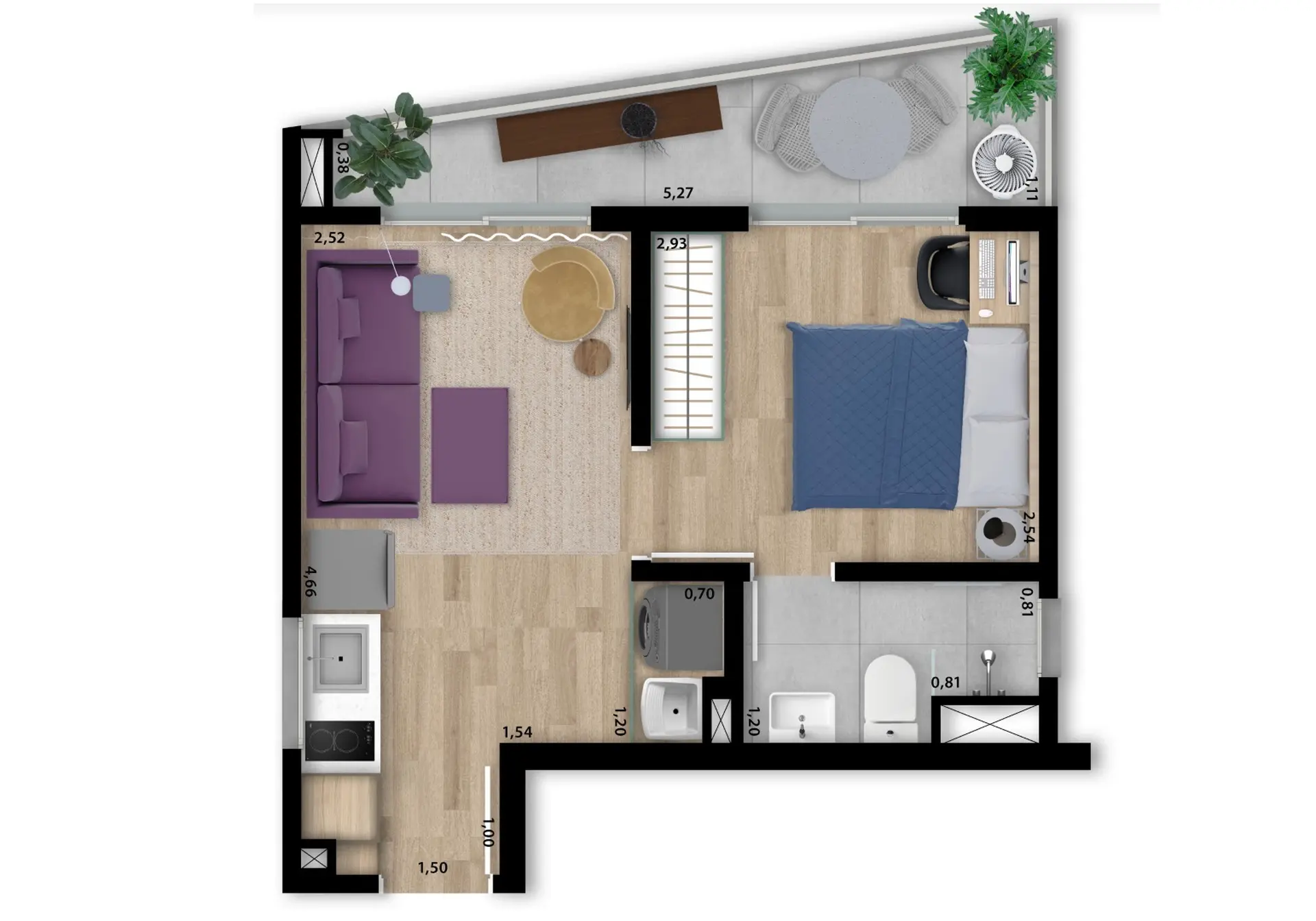 Planta 3 – Station Vila Madalena