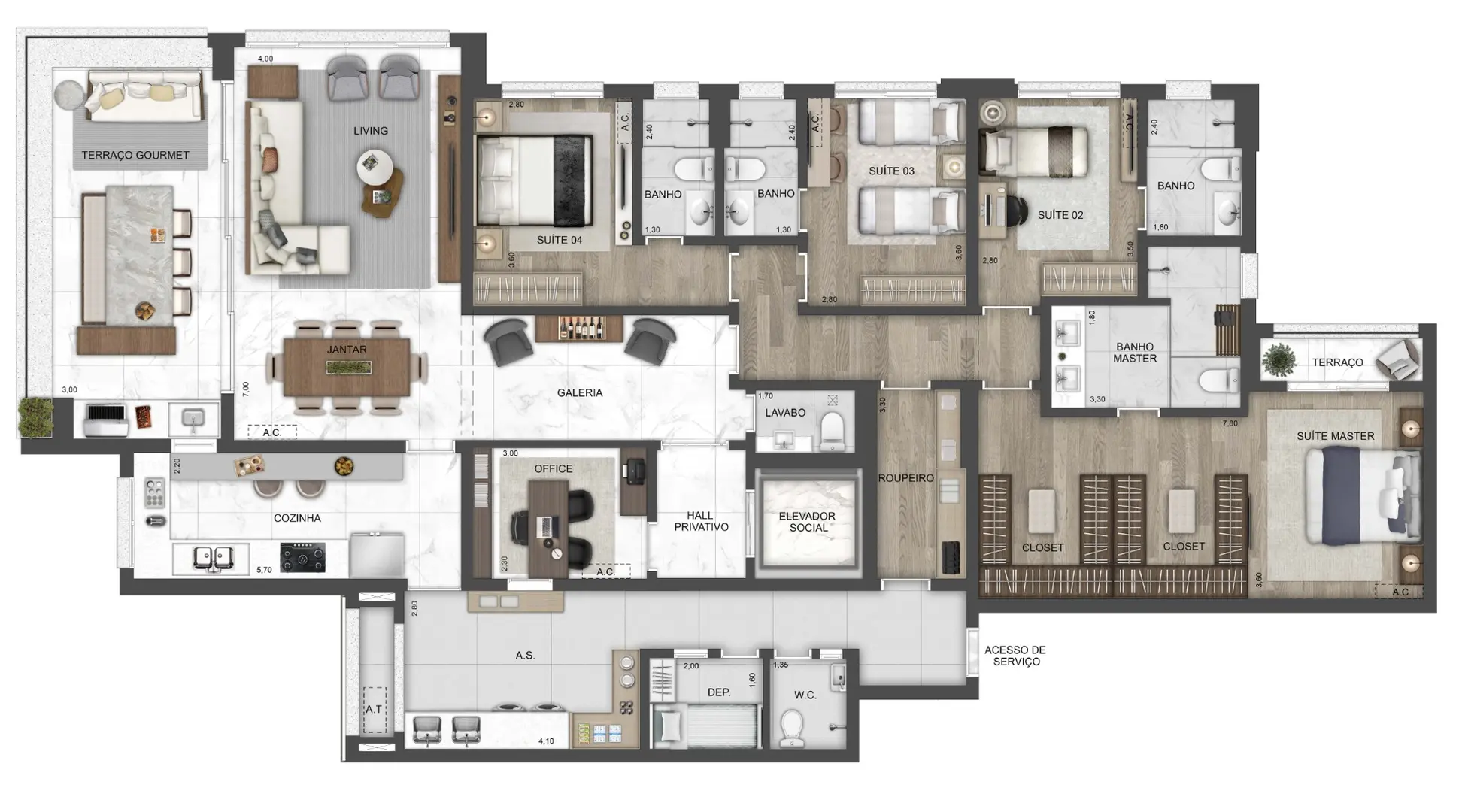Planta 2 – Terraro Vila Romana