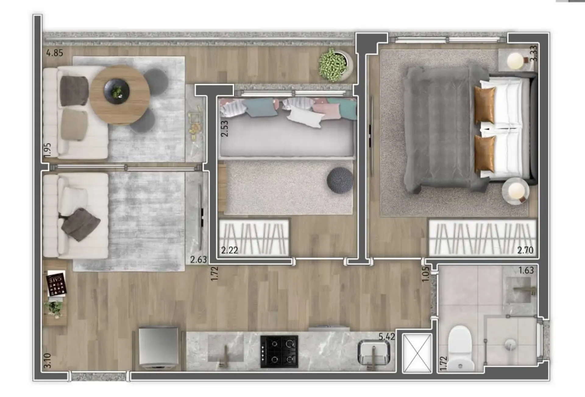 Planta 1 – Today Pompeia