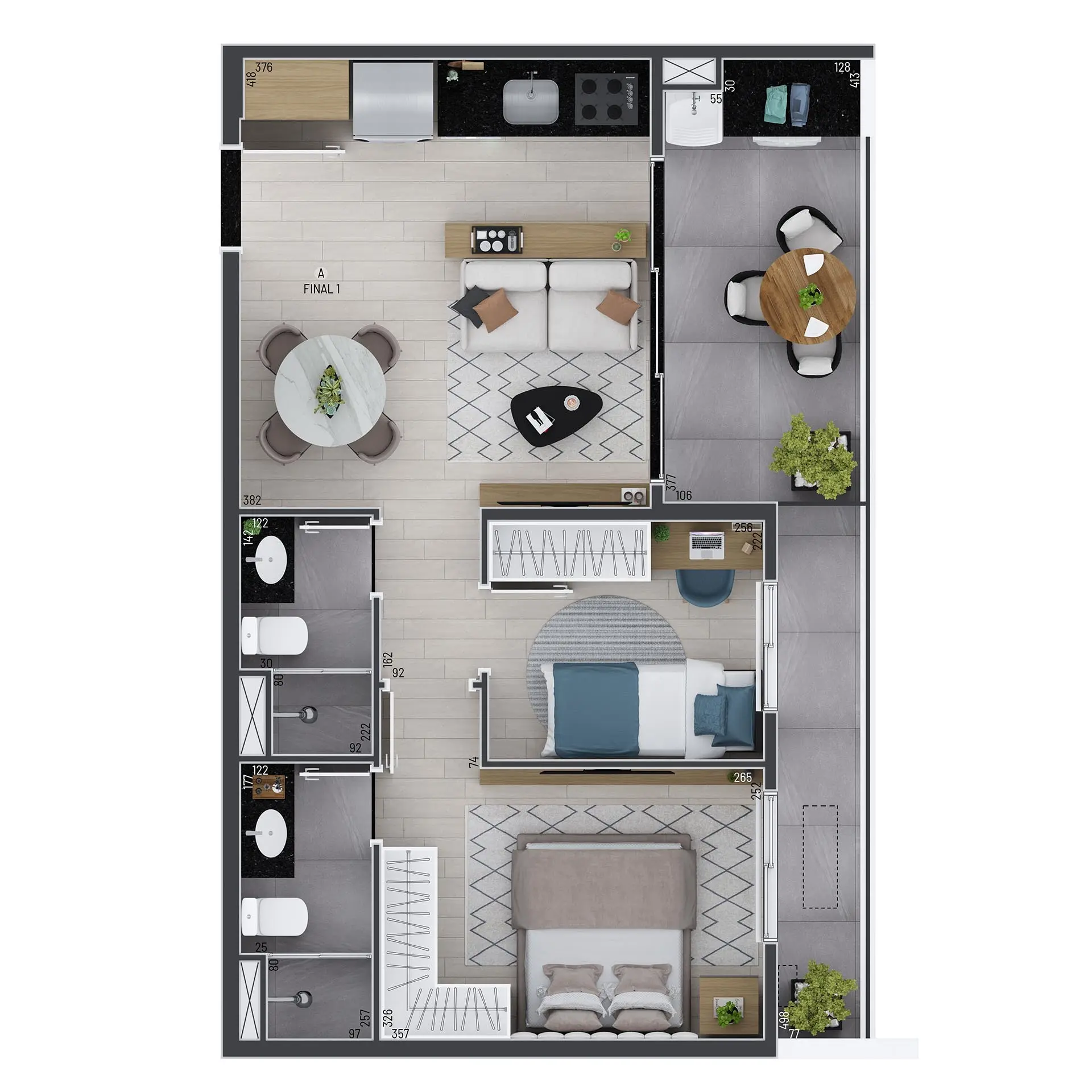 Planta 1 – Trend Vila Madalena
