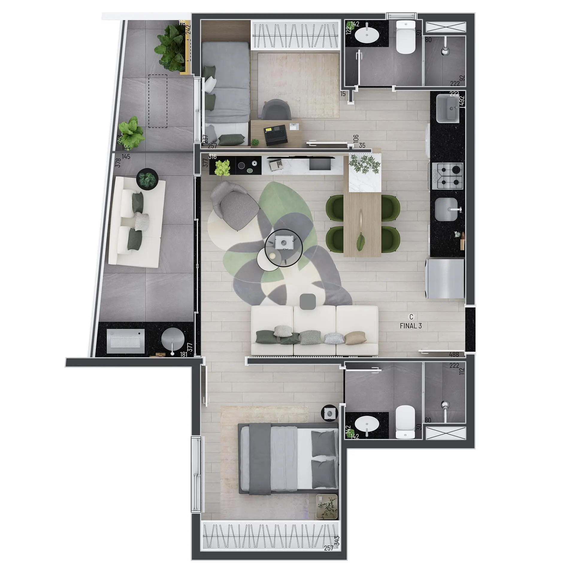 Planta 2 – Trend Vila Madalena