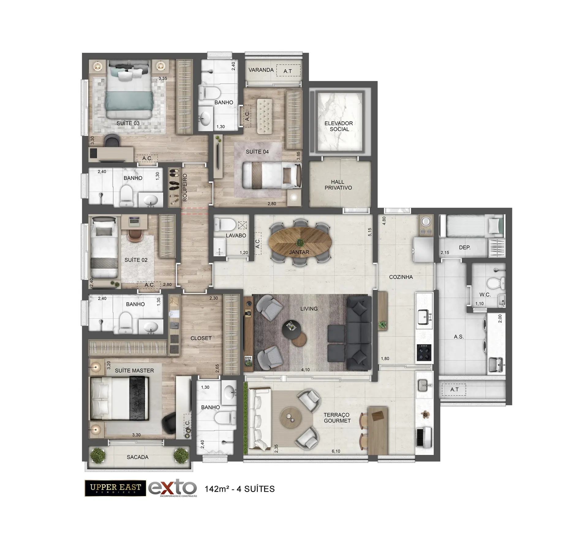 Planta 1 – Upper East Perdizes