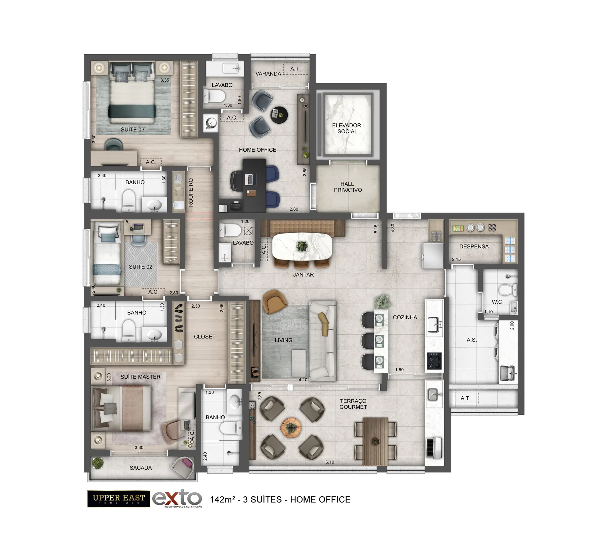 Planta 4 – Upper East Perdizes