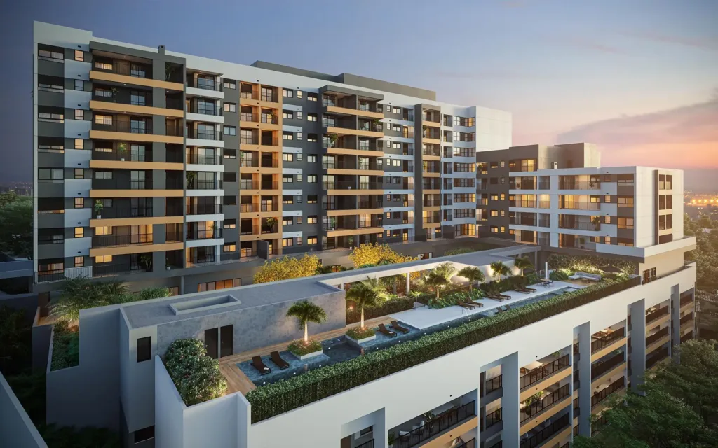 Fachada do empreendimento Villa Pio – Residencial