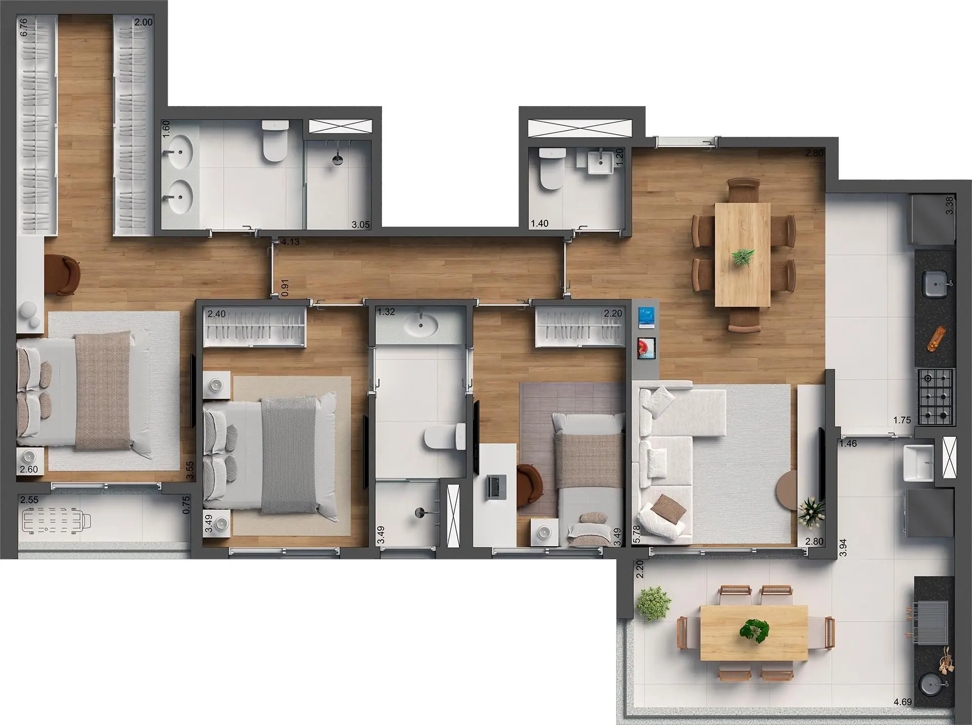 Planta 3 – Villa Pio – Residencial