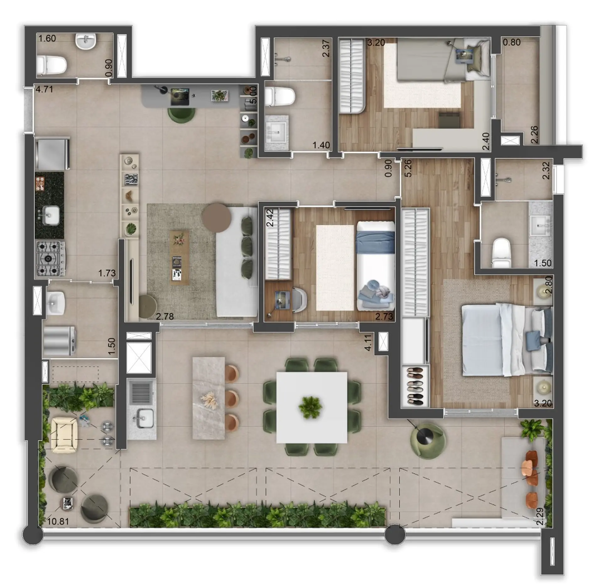 Planta 3 – Vis Vila Mascote