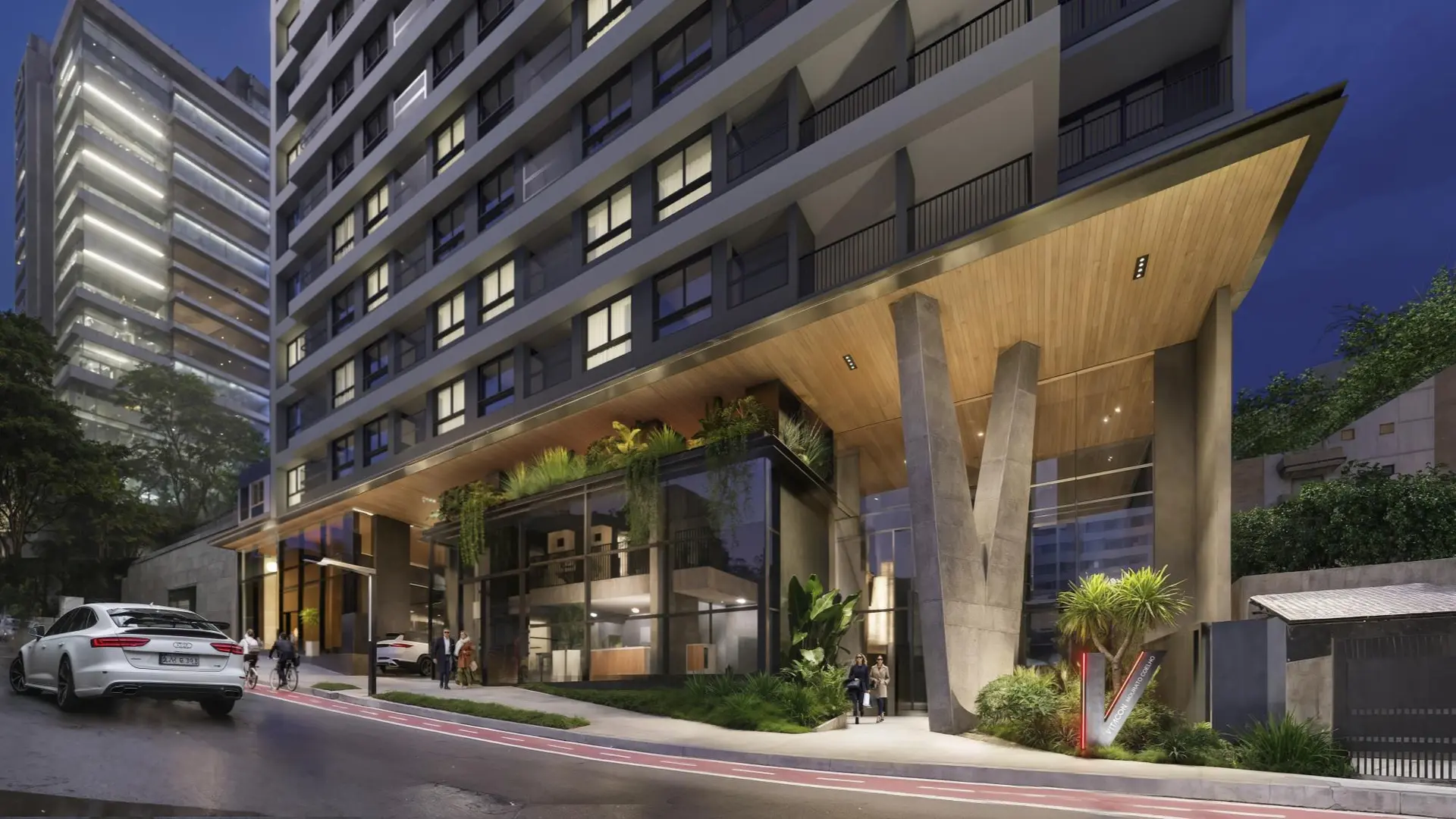 Fachada Vitacon Mourato Coelho – Residencial – Pinheiros