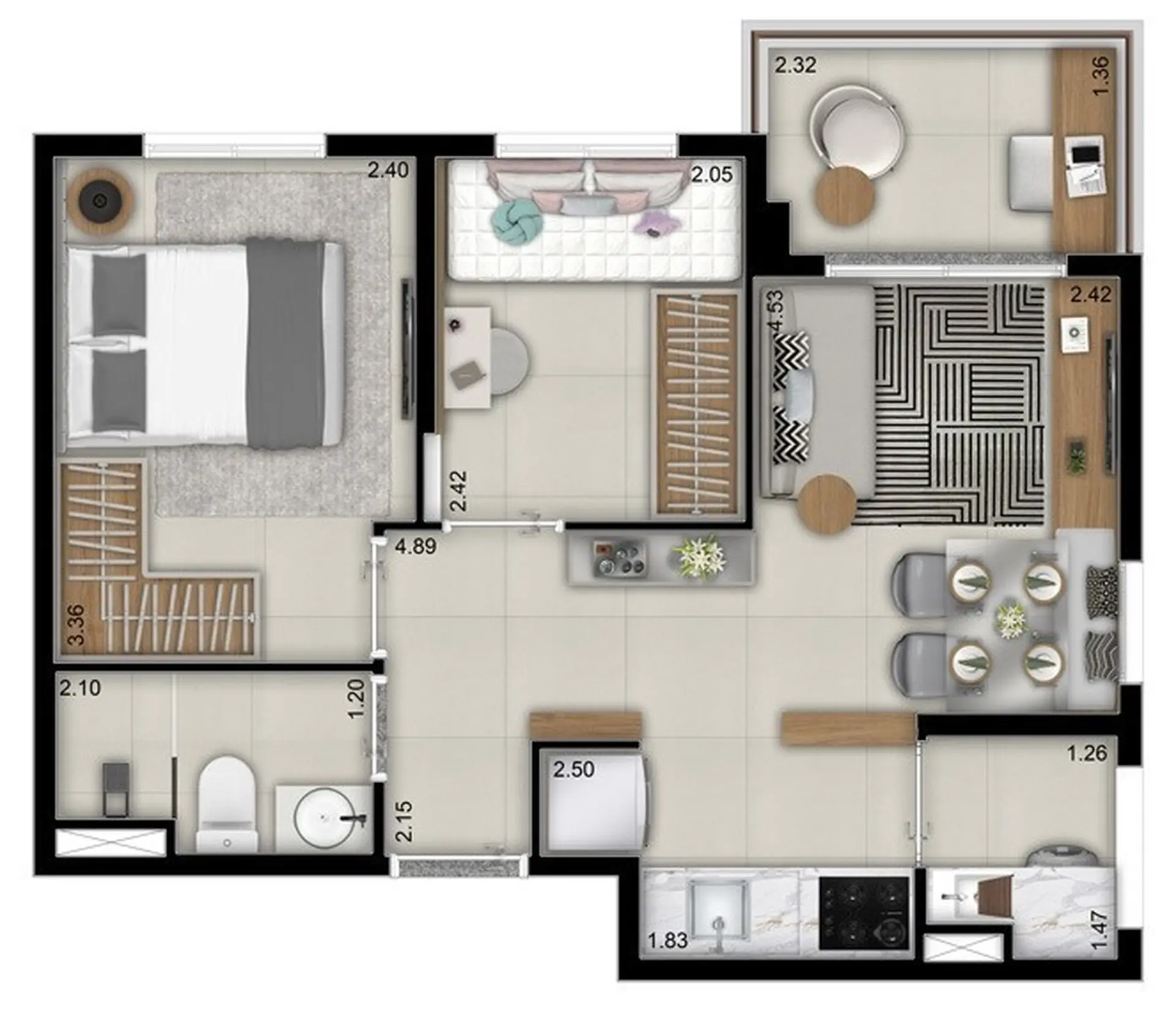 Planta 3 – Welconx Perdizes – Residencial