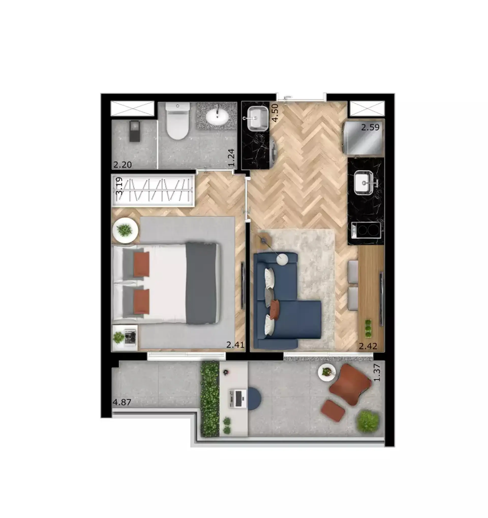 Planta 1 – Welconx Pinheiros