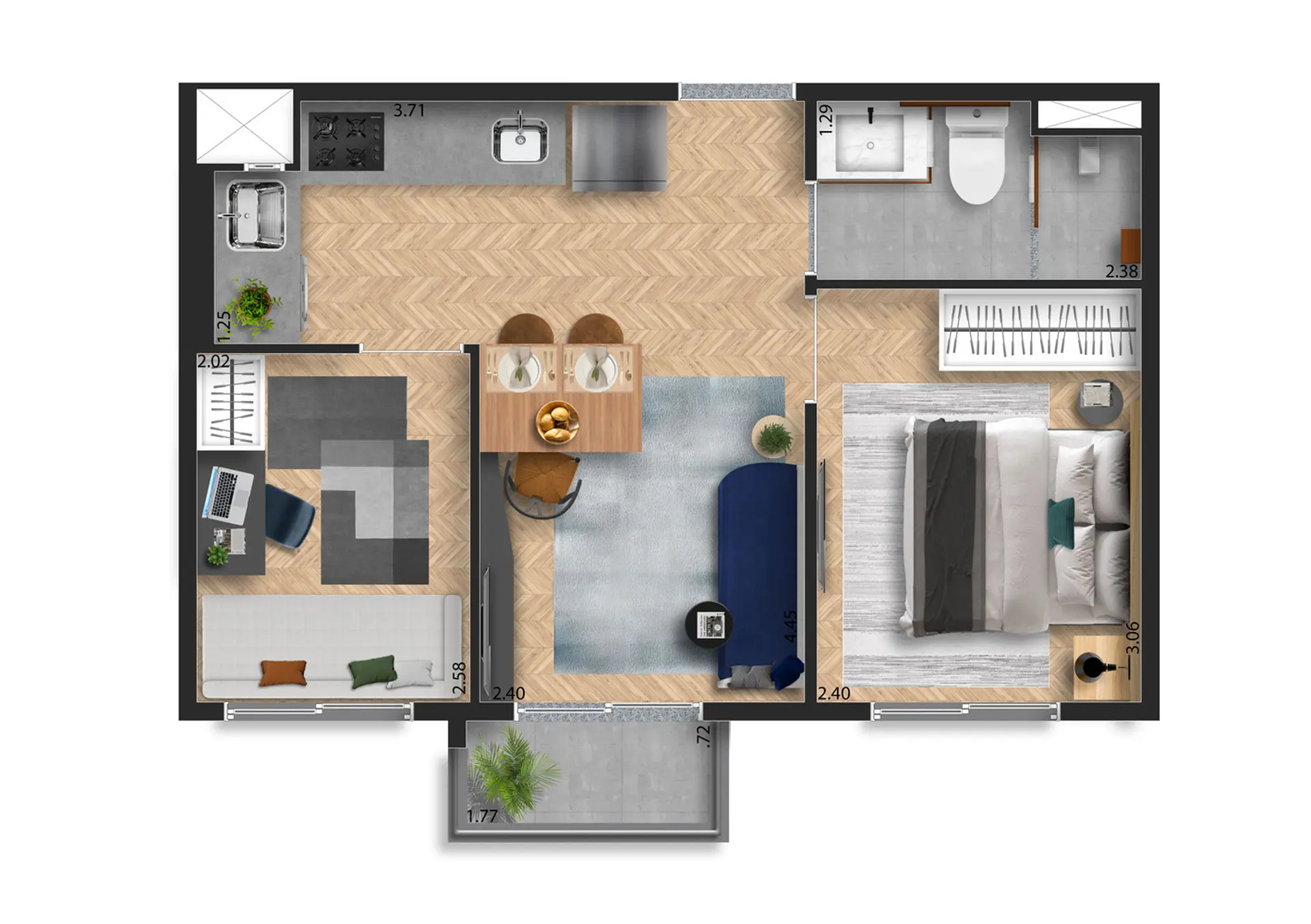 Planta 3 – Welconx Vila Romana