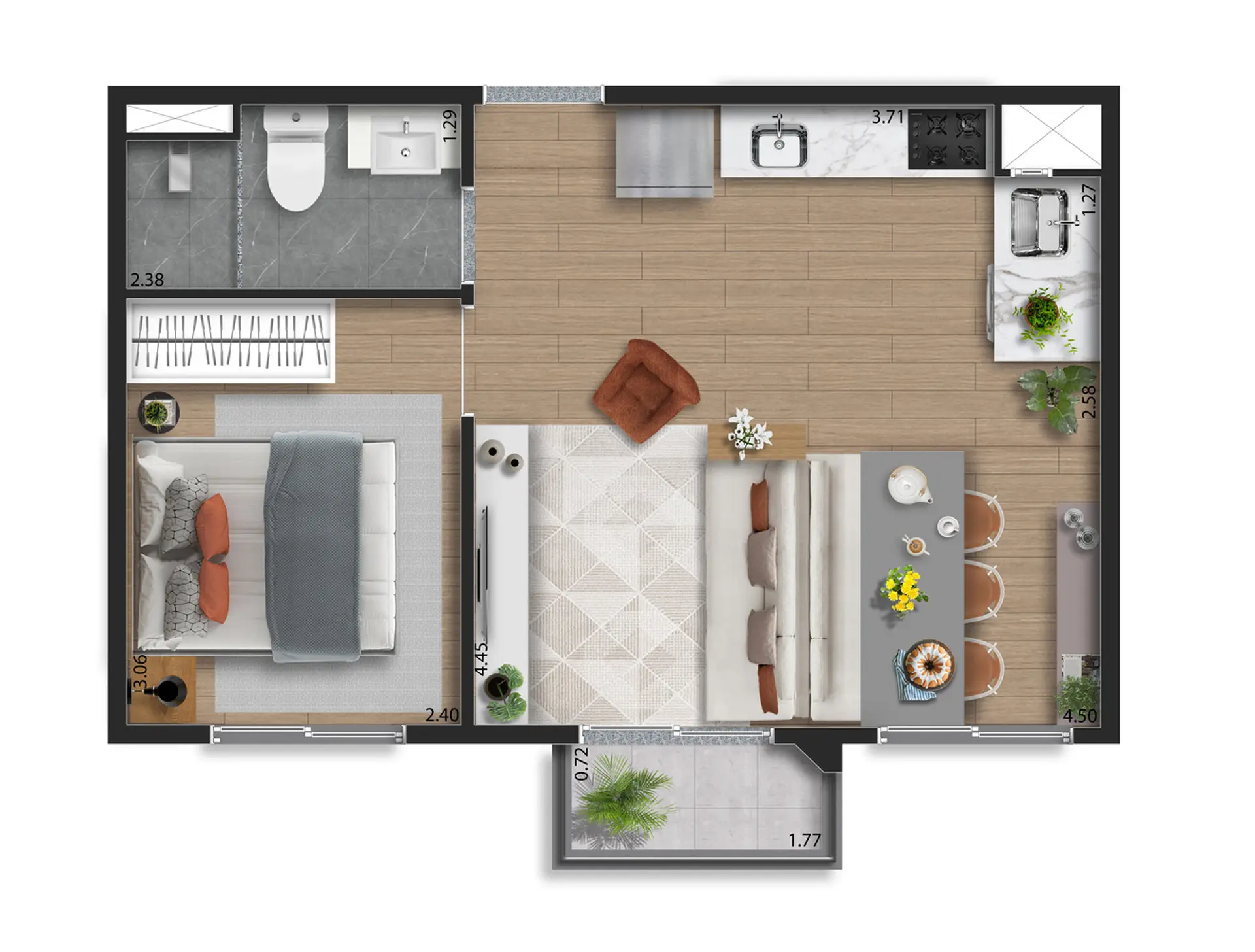 Planta 4 – Welconx Vila Romana